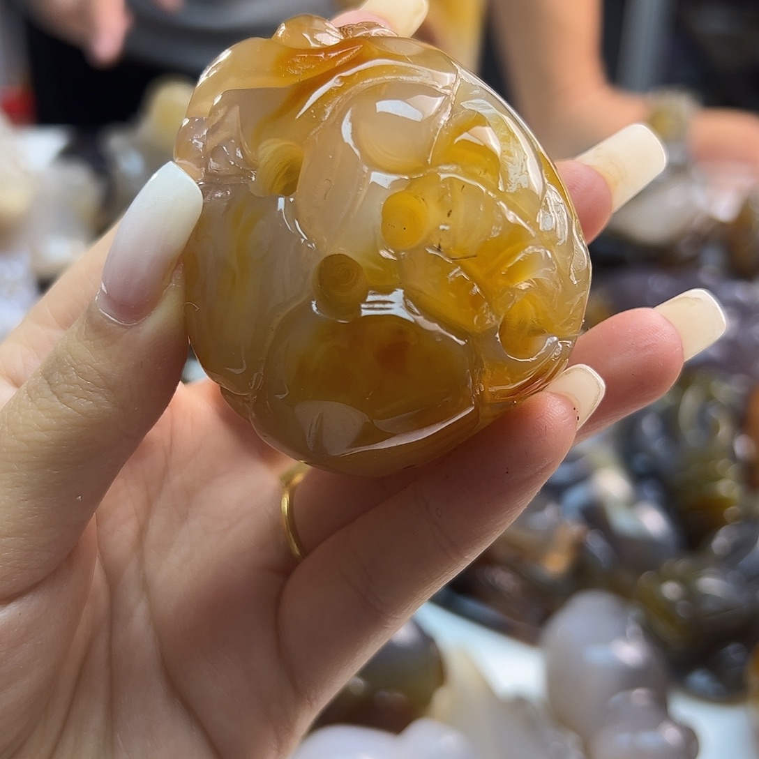 玛瑙/玉髓未镶嵌吊坠(不含链)