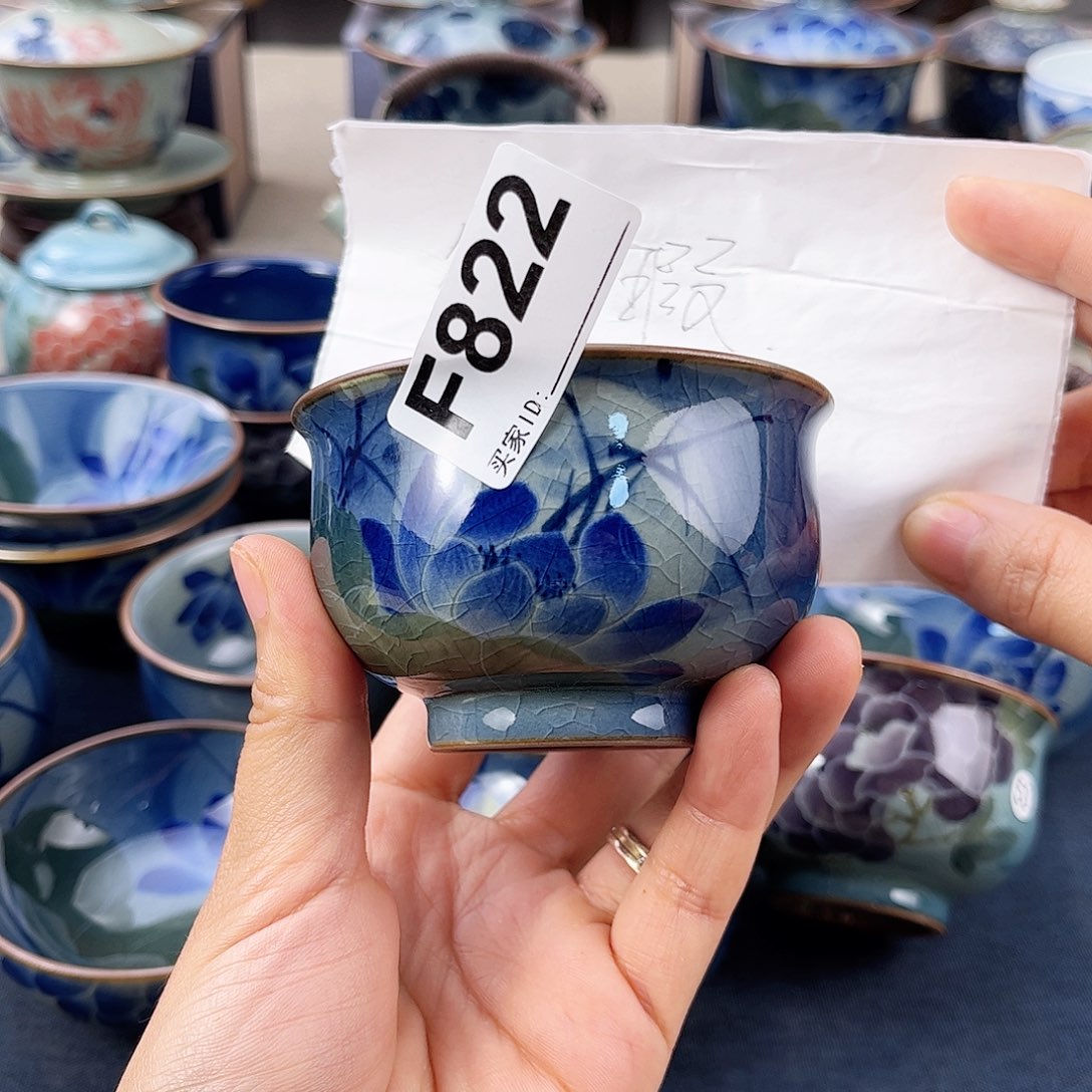 杯嘀**嗒景德镇手绘手工茶具