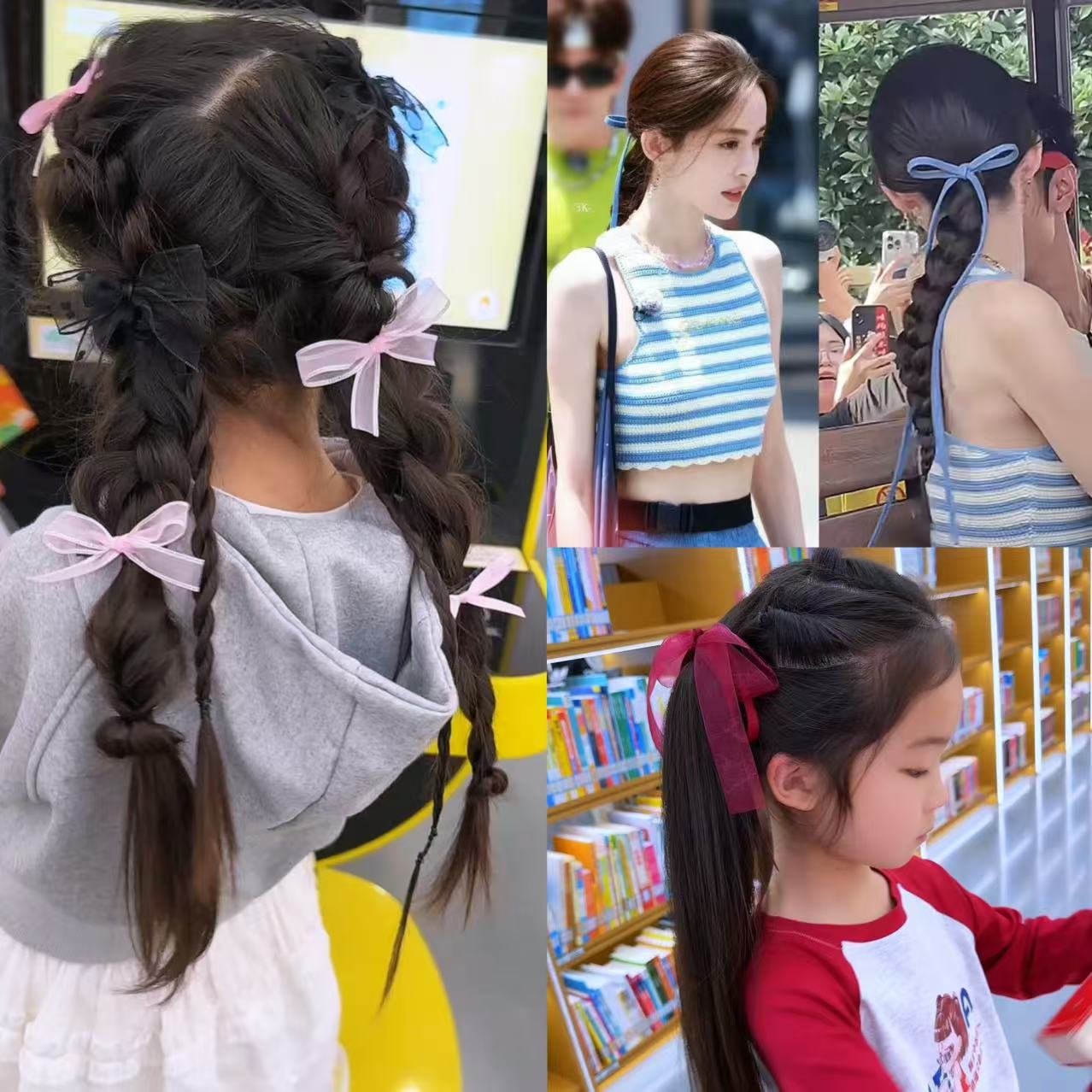 042ins风个性百搭蝴蝶结发饰