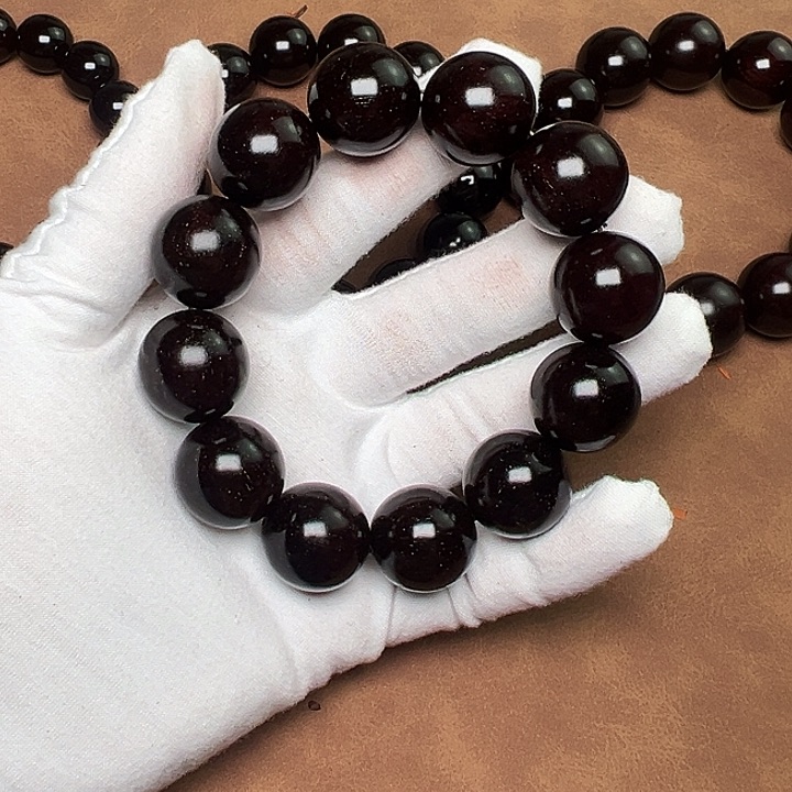 小叶紫檀手串/手链2.0*12 满星