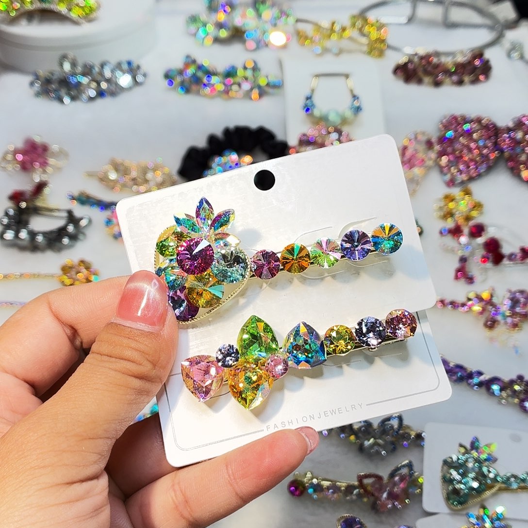 布艺铁合金发饰发夹发夹