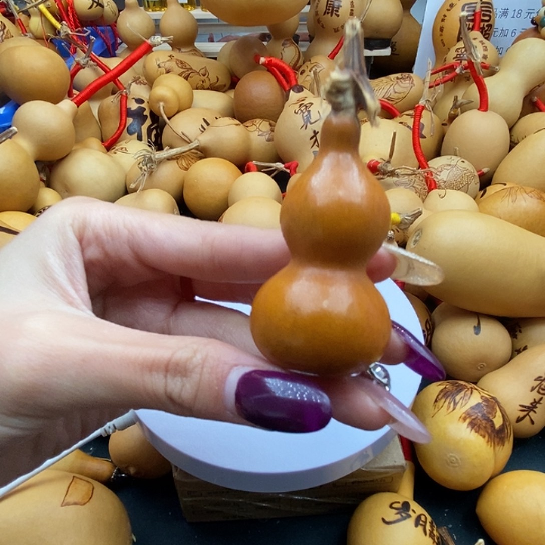 娄***量香榧木葫芦工艺品