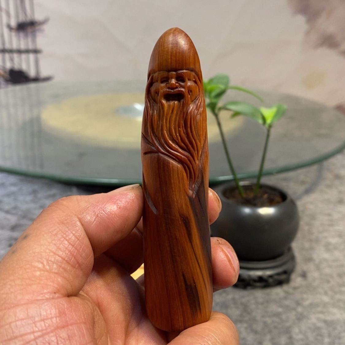 【闪购商品】柏木（崖柏）根雕木雕工艺品摆件家居手把件