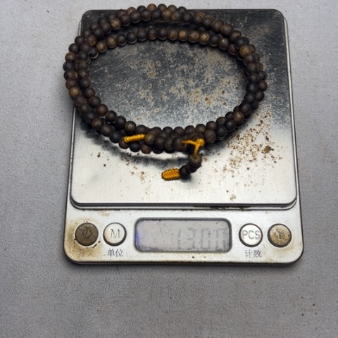 沉香手串霞**锦沉香奇楠张勺子沉水0.5