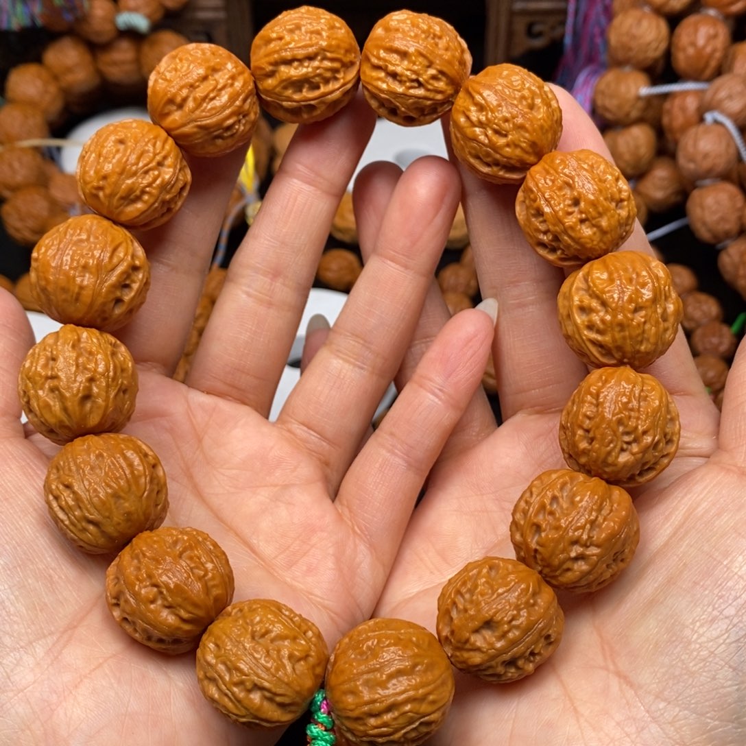 桃核手串用****7麒麟八棱