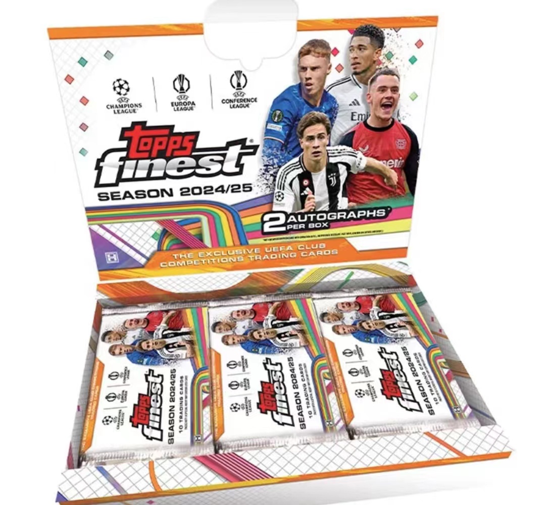 24-25 topps Finest 欧战 足球 球星卡 盲盒