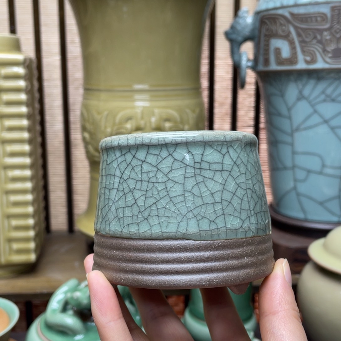 福利青瓷茶具杯子微瑕