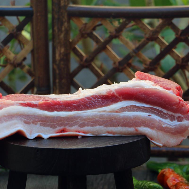 10斤正宗五花肉新鲜带皮现杀带皮五花肉农家散养猪肉
