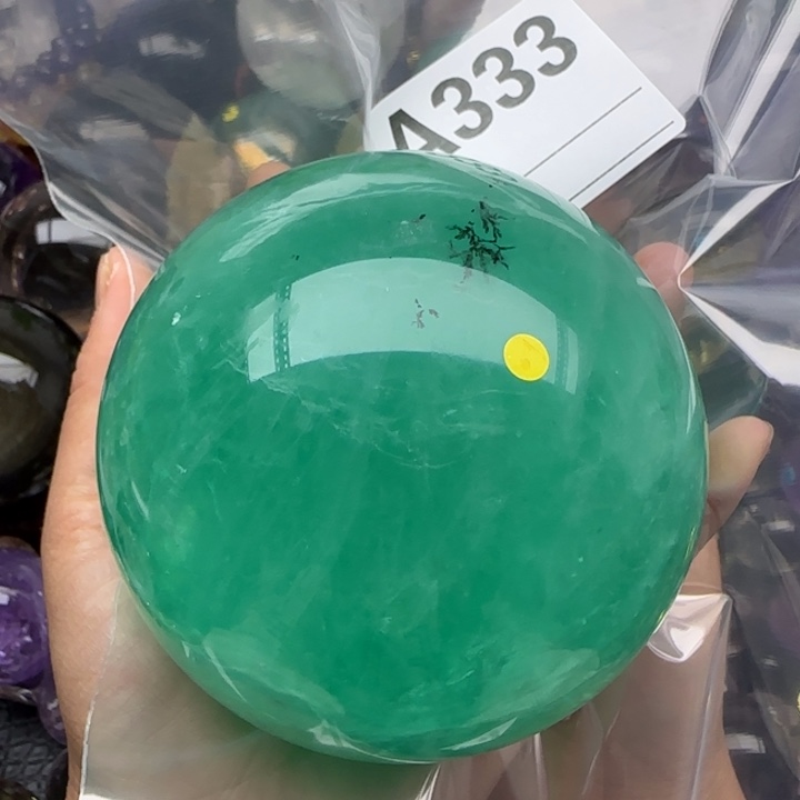 大***雷未镶嵌萤石珠宝奇石a333