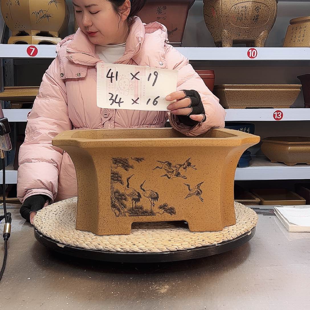 紫砂花盆紫砂花盆