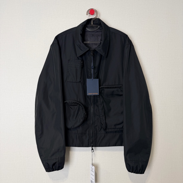 未使用 LouisVuitton/路易威登 多口袋内里满印夹克/48/编号416