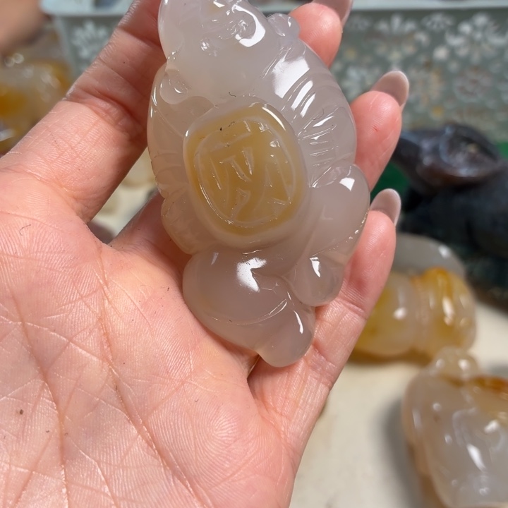 玛瑙/玉髓未镶嵌吊坠(不含链)