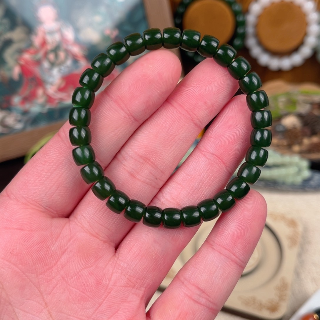 拖***水和田玉未镶嵌手链