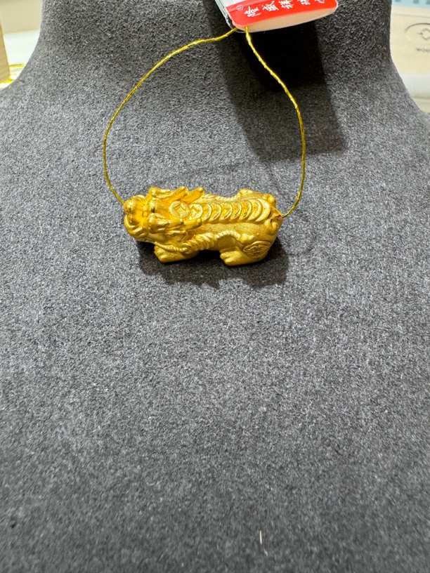 足金钱币小貔貅2.59克