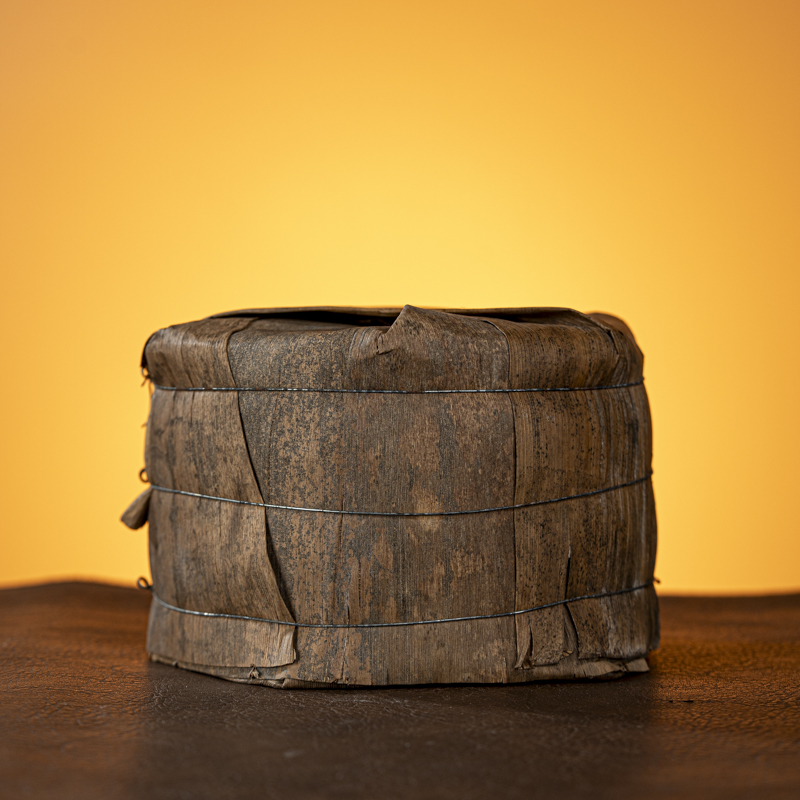 【求索专属】洪海|90年代一公斤老熟柱普洱茶熟茶1000g