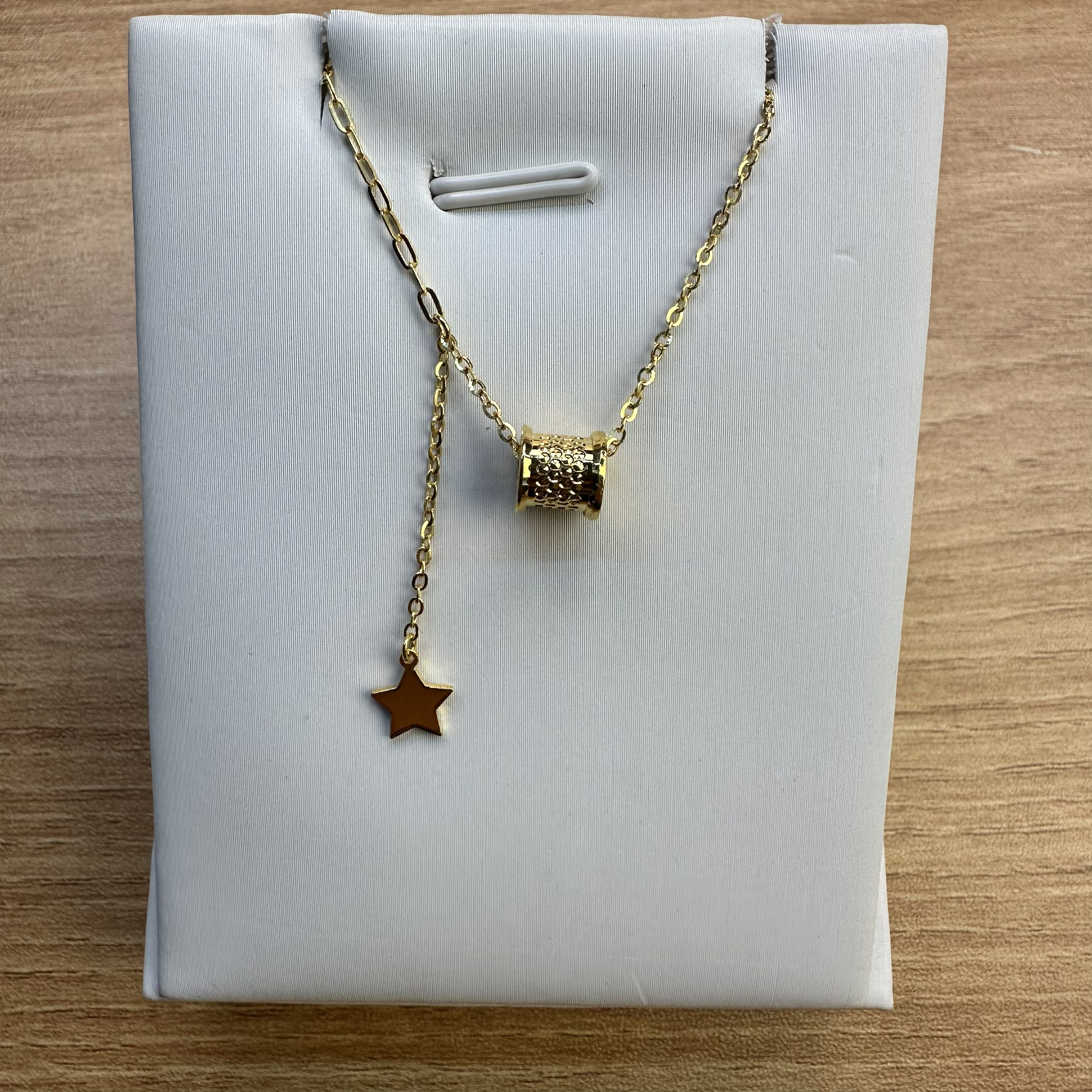 足金999黄金5g工艺亮面小蛮腰套链黄金吊坠项链时尚按克卖