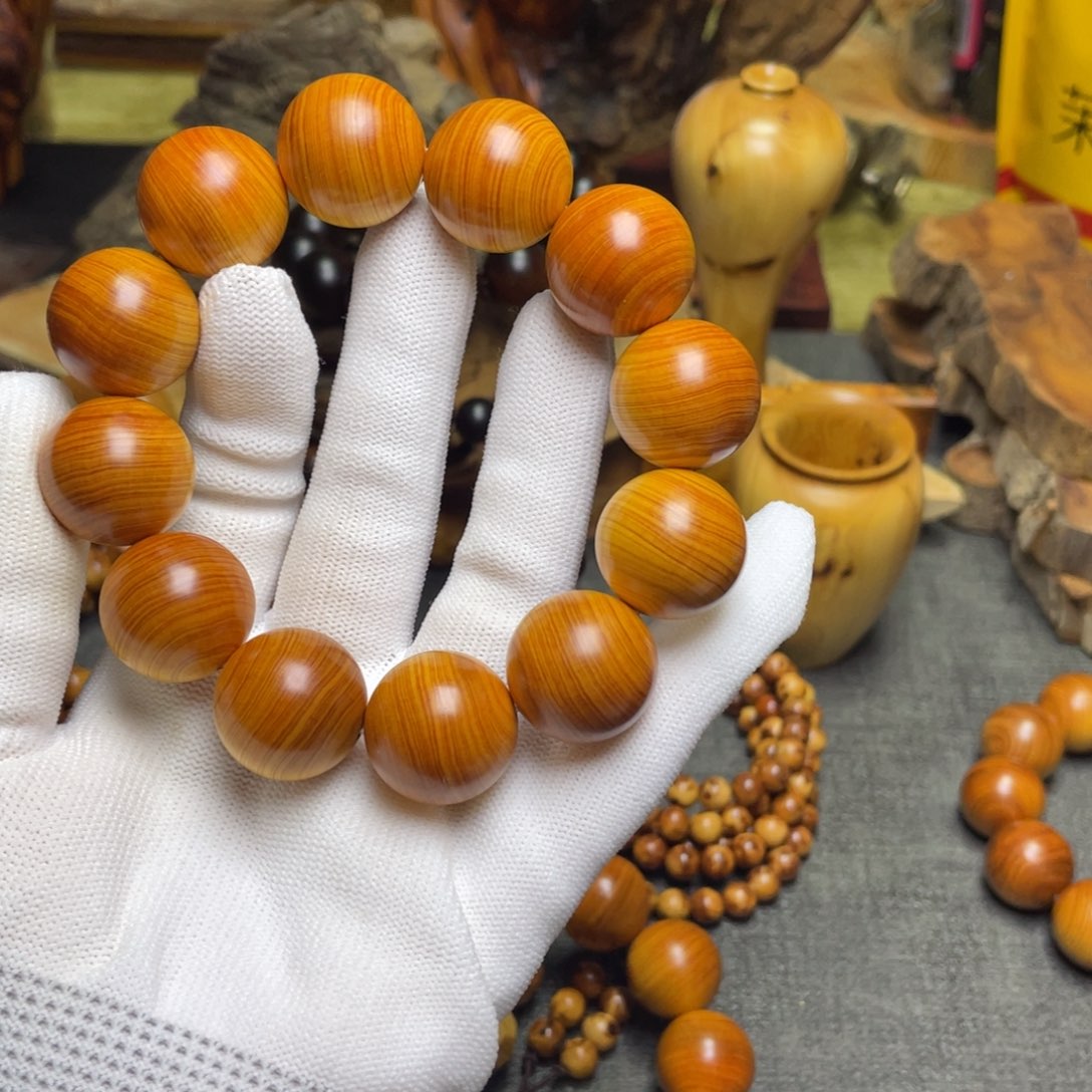 柏木（崖柏）2.0崖窝红骨料蚕丝纹高货