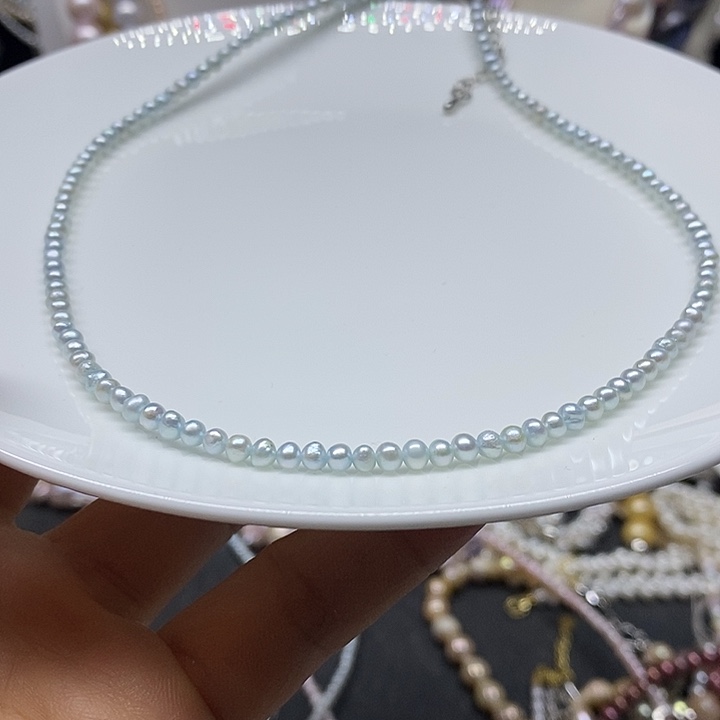 未镶嵌颈饰淡水珍珠
