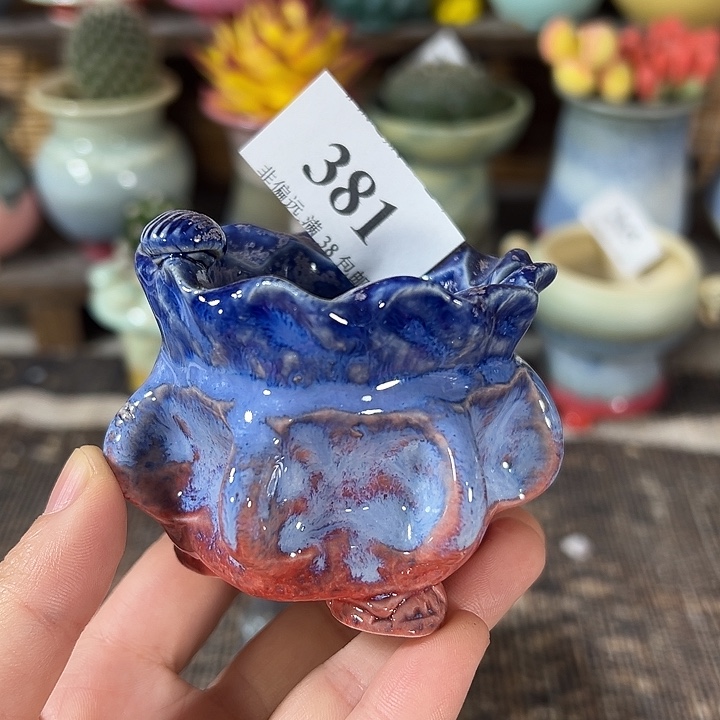 口5高5 手工花盆满30包邮