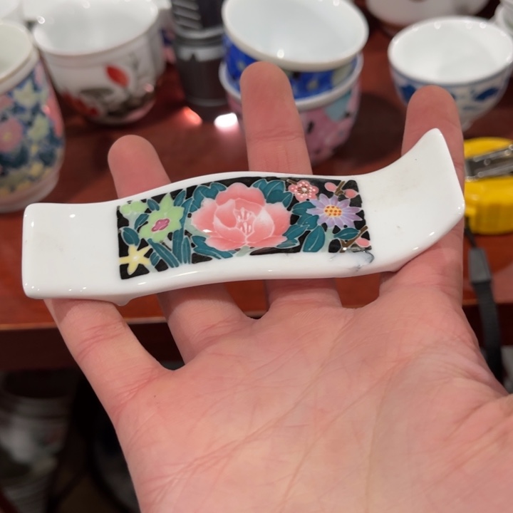 醴陵高温瓷釉下手绘10厘米长