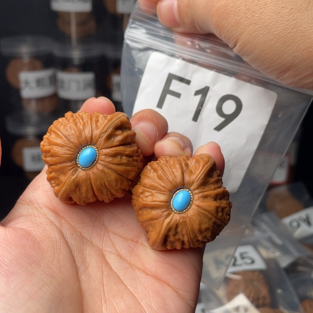 文玩核桃把件V**窝全品38铁锤