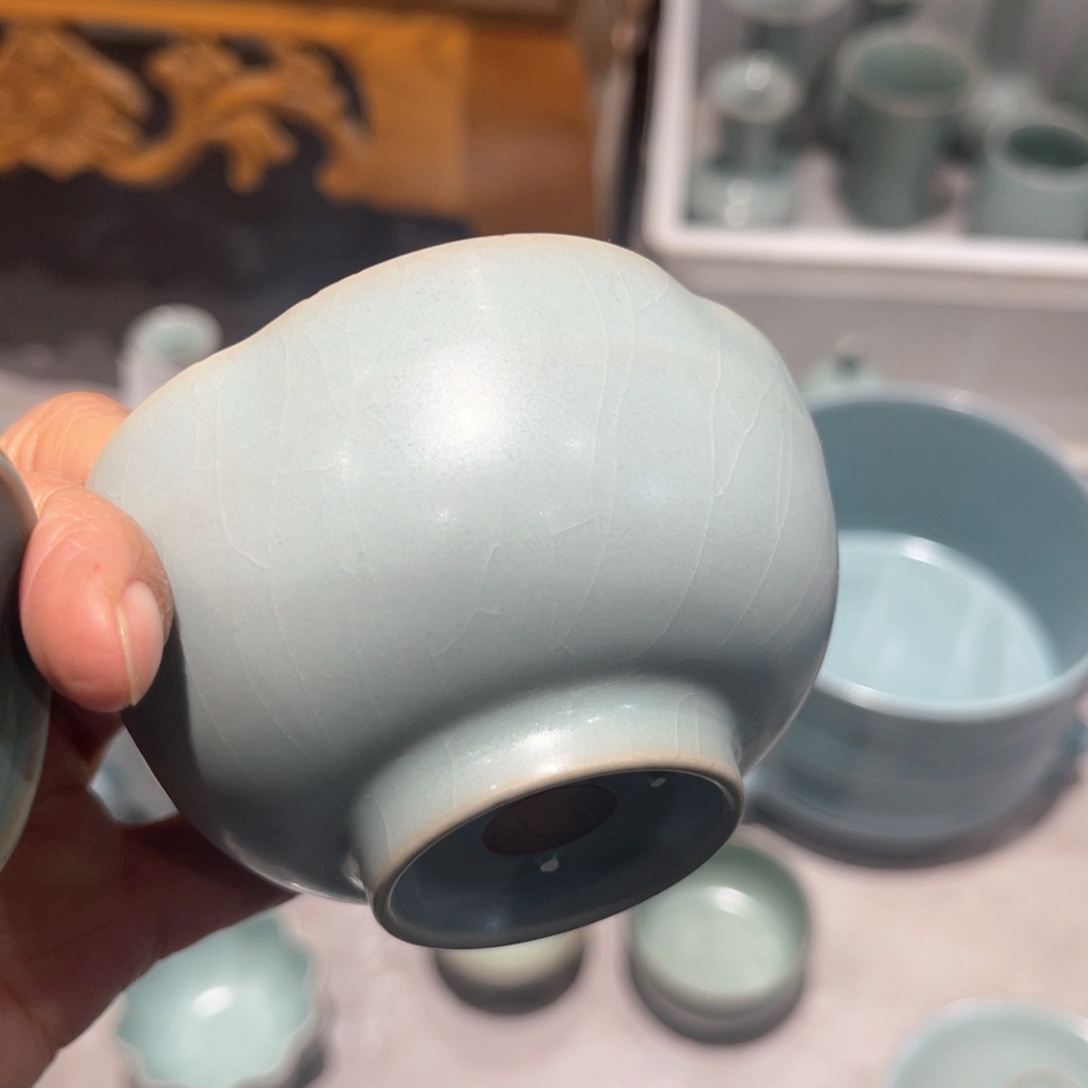 欢***豆陶杯子仿古的仿古的家具风格更能