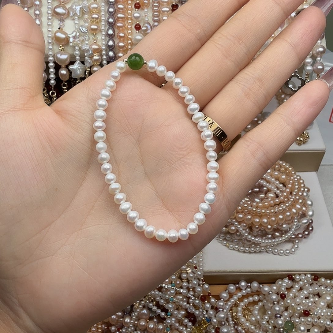 淡水珍珠钛钢手绳