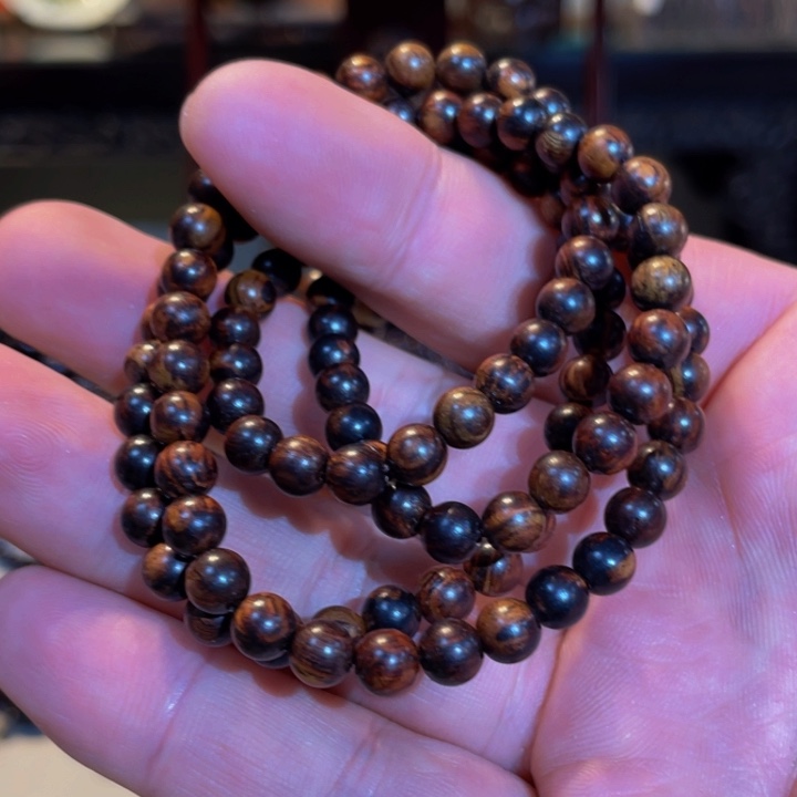 檀香紫檀（小叶紫檀）0.6，108紫油梨树根料