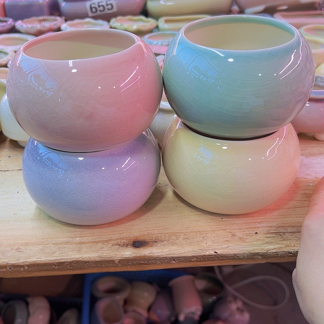 陶瓷花盆当场凑满12包邮