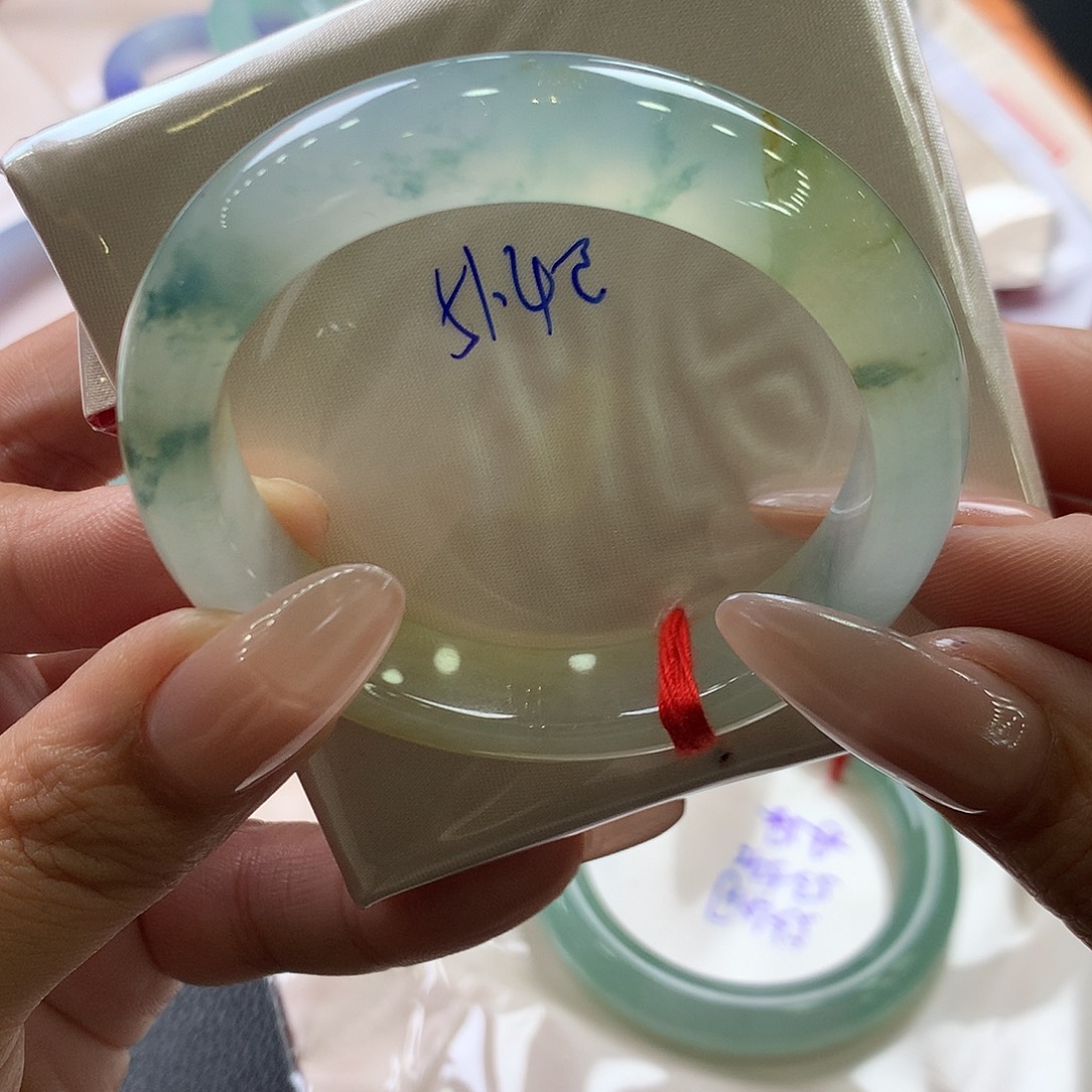 翡翠未镶嵌手镯51.4正