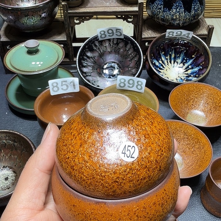 和***和茶盏建盏盏建主人杯452