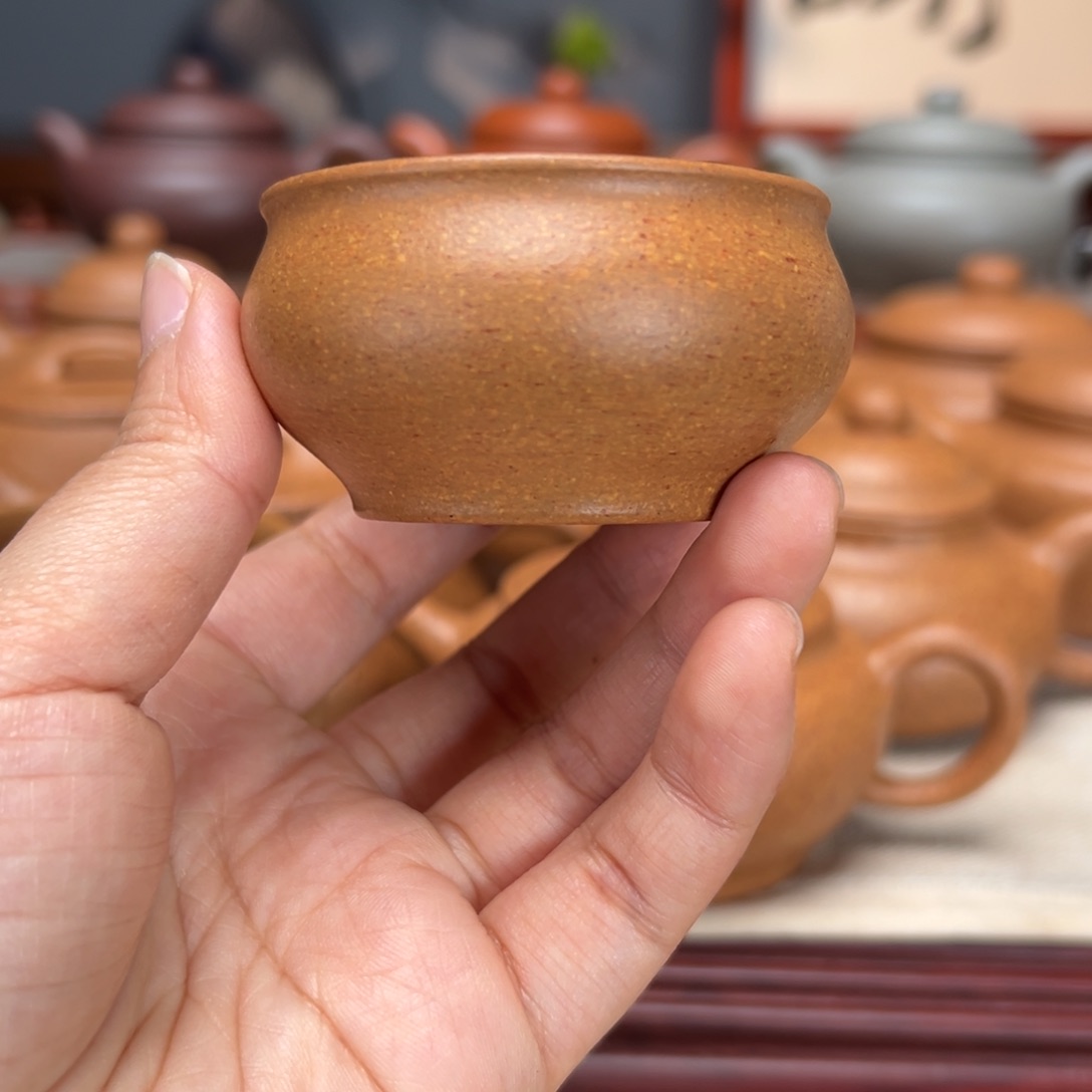 紫砂茶壶M***吴梨皮黄的50