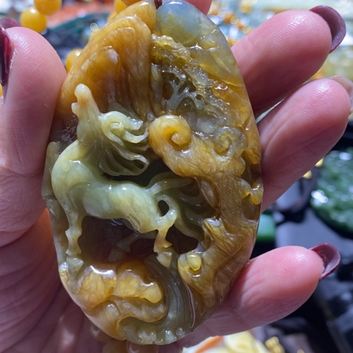 【闪购商品】岫玉毛衣链未镶嵌