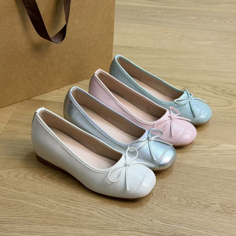 惟娅丶内增高5CM小个子软底休闲浅口蝴蝶结玛丽珍单鞋平底鞋女夏