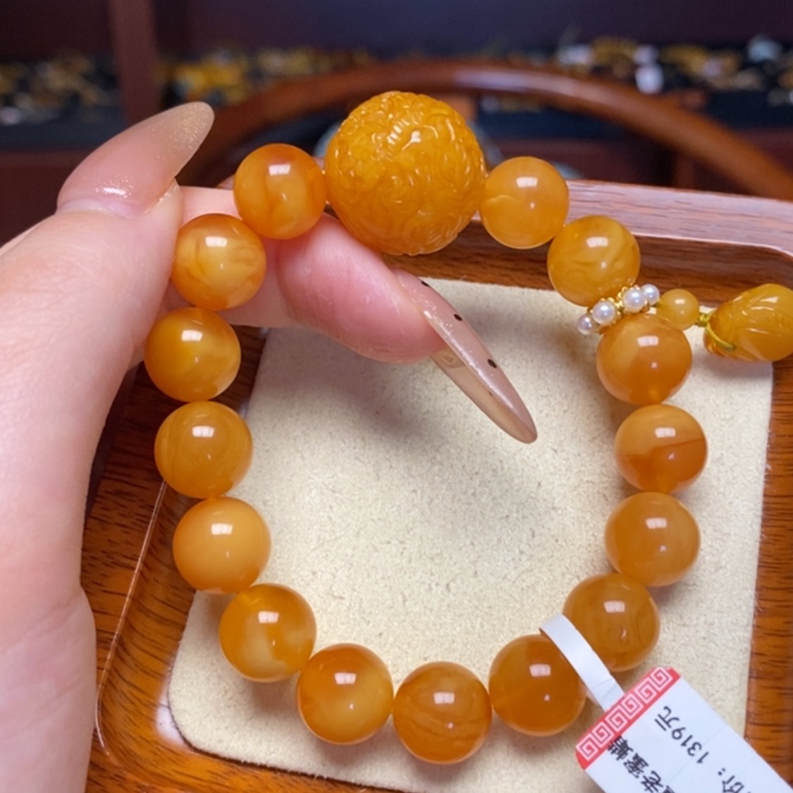 【闪购商品】蜜蜡手链未镶嵌手串