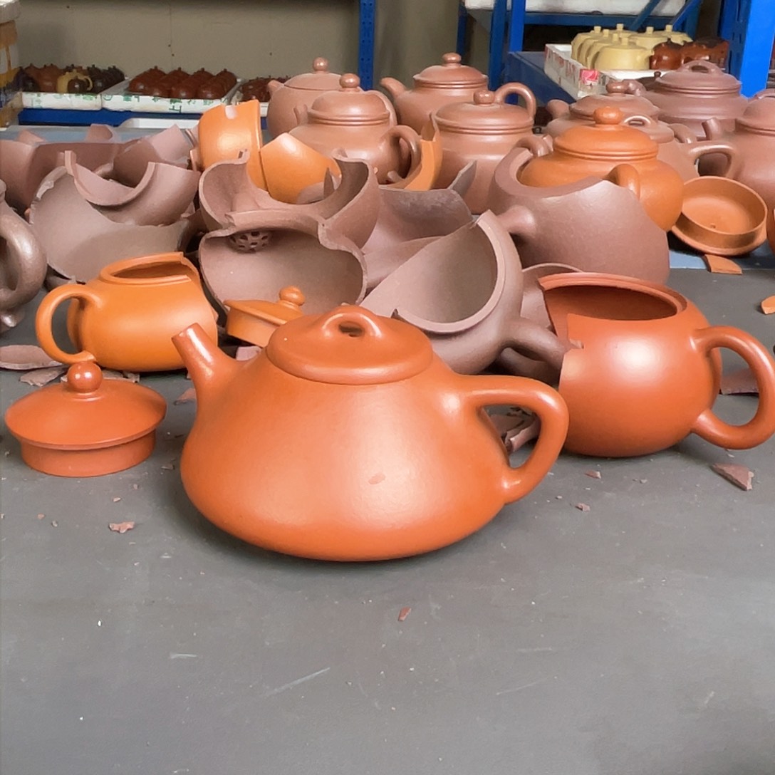 茶壶紫砂张倩倩黄龙山朱泥子冶