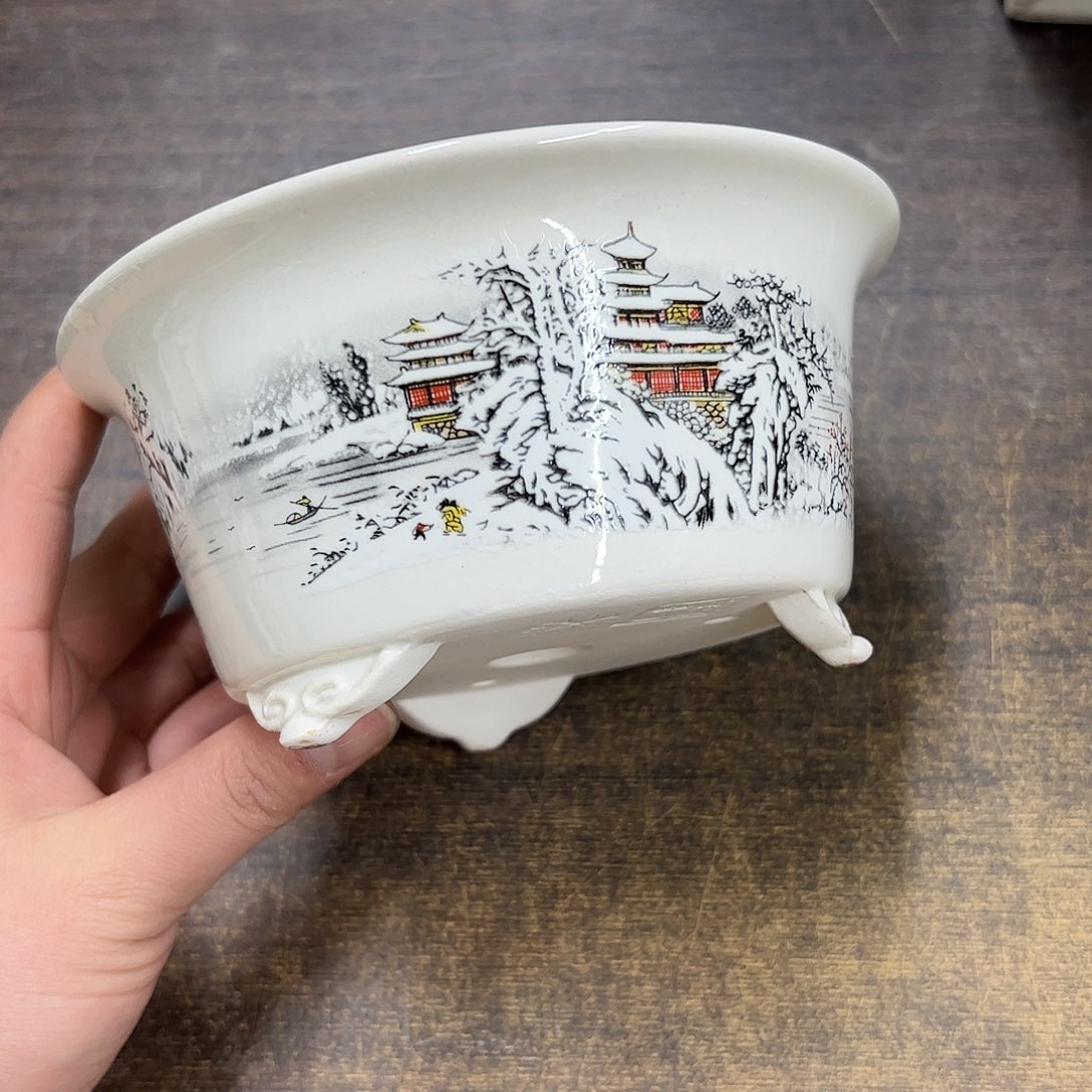 紫砂花盆122号瑕疵15/7.5cn