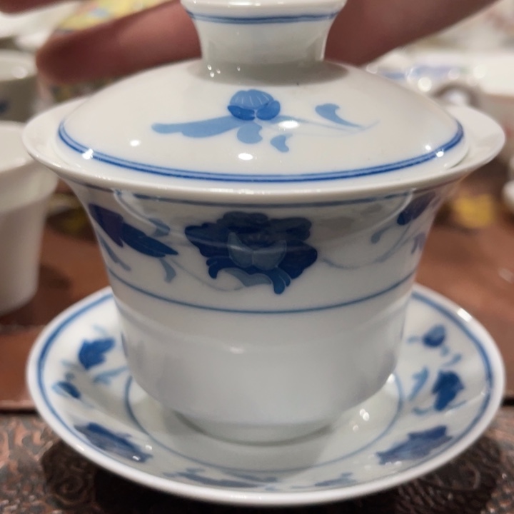 瓷醴陵高温瓷150毫升釉下手绘