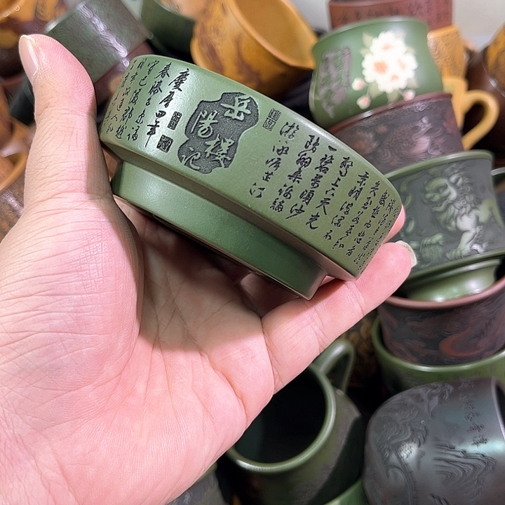 茶杯紫砂全手工紫砂主人杯