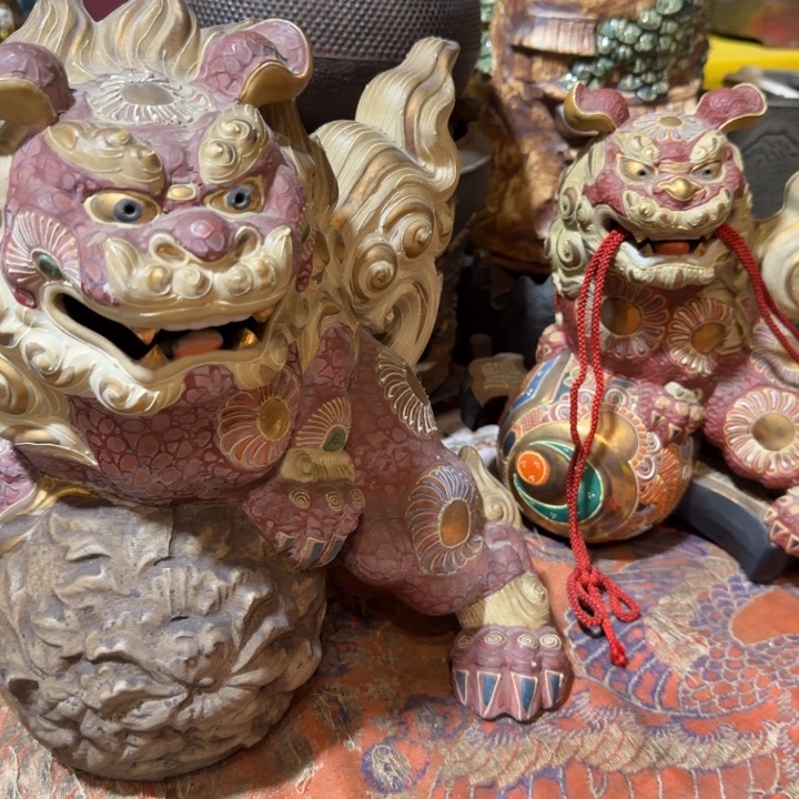 抖***你陶瓷中古工艺品摆件