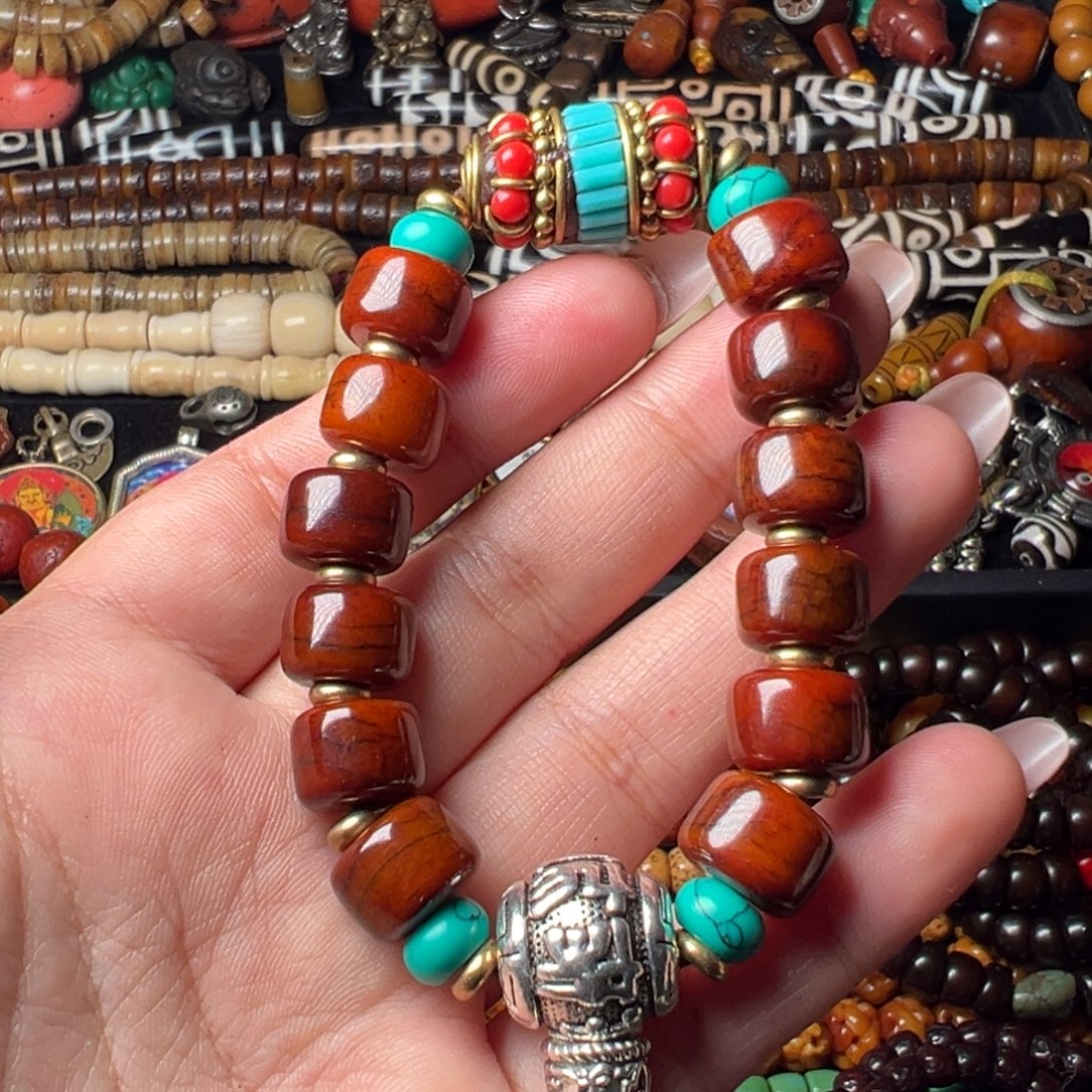 菩提籽类手串 单圈