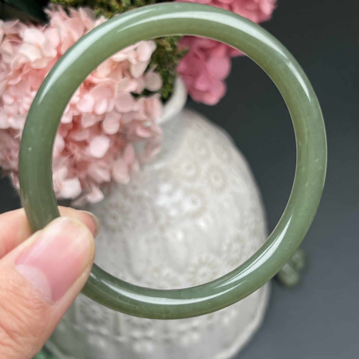 和田玉手镯编号083