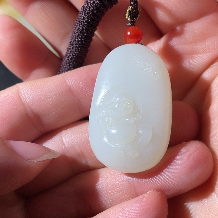 和田玉（白玉）未镶嵌吊坠(赠链)