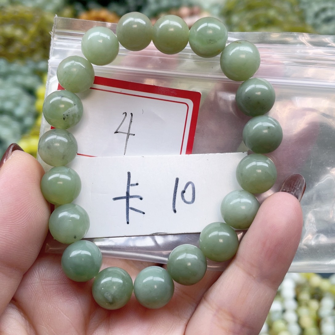 未镶嵌蛇纹石玉手串