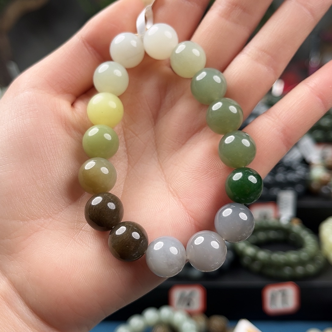 和田玉未镶嵌手链