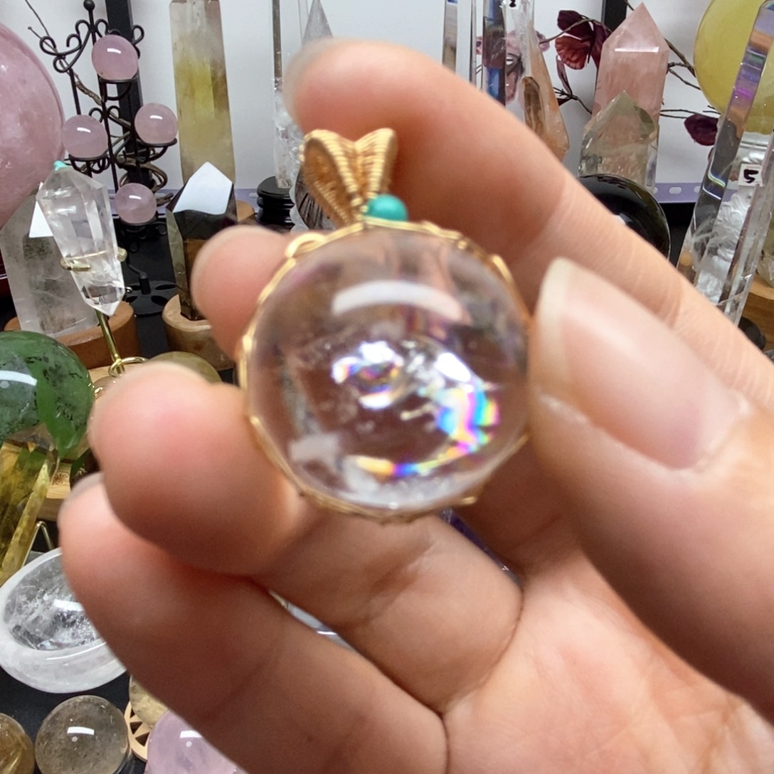 水晶未镶嵌珠宝半成品