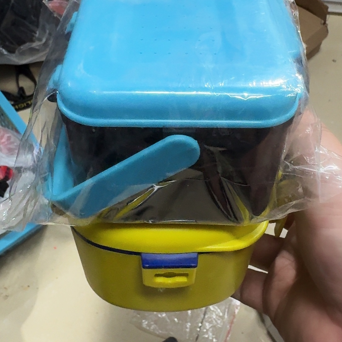 理***鱼蓝色蚯蚓盒➕黄色蚯蚓盒