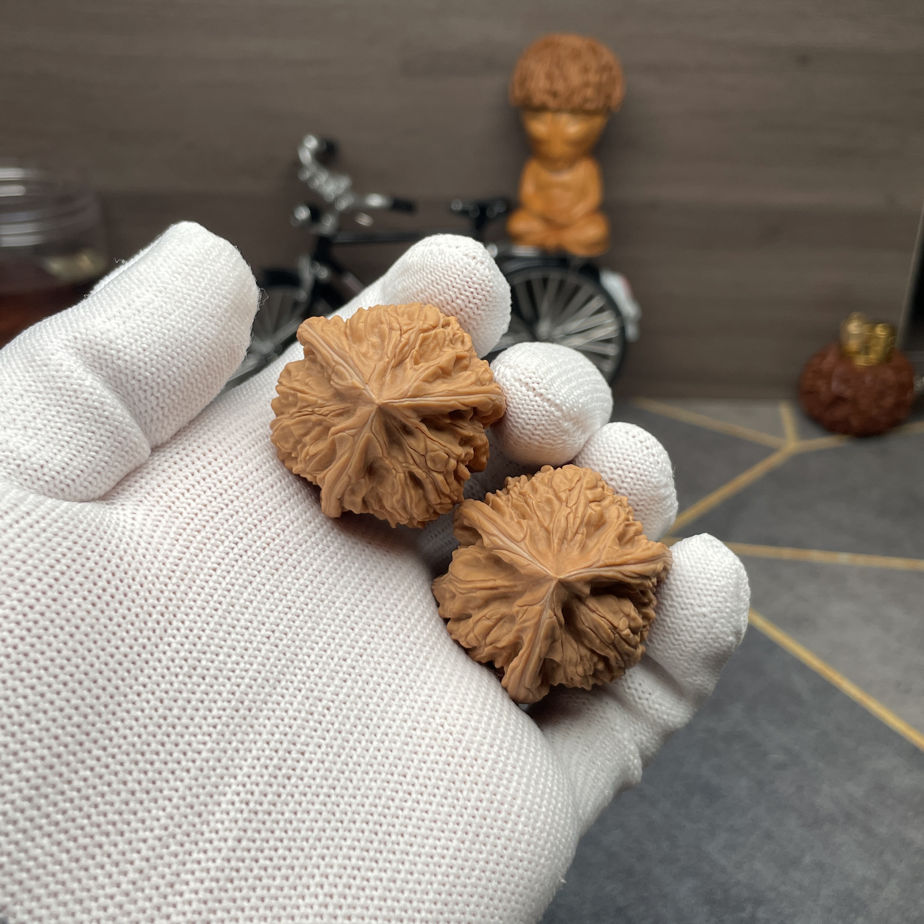 全品头树文山三棱34尺，开角正