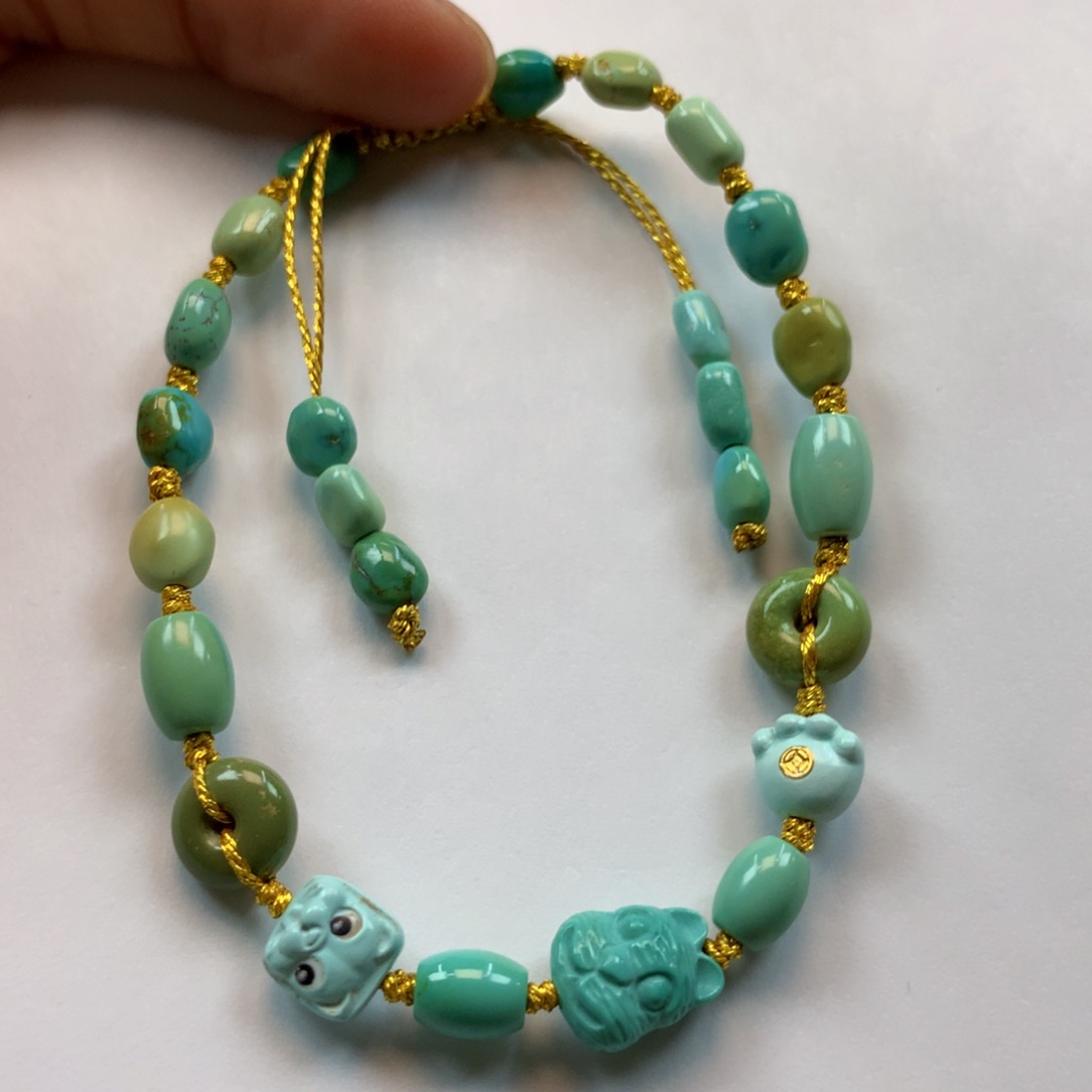 绿松石手串未镶嵌