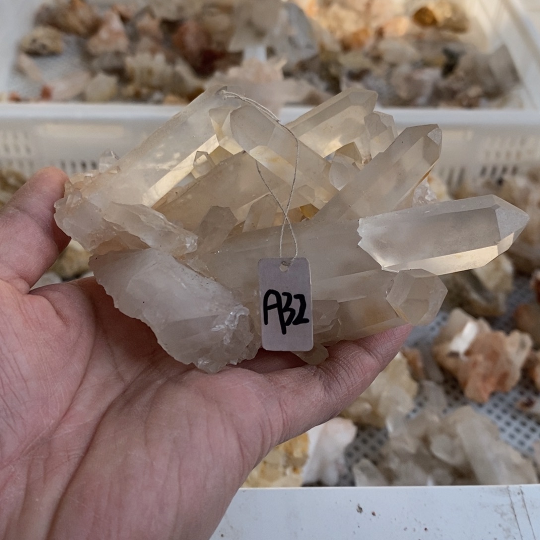 水晶水晶原石摆件未镶嵌